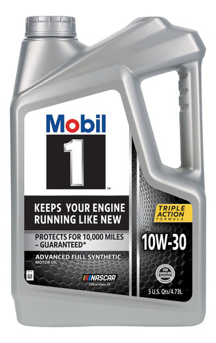 Aceite Mobil 1 10w-30 100% Sintetico 4.73 Litros