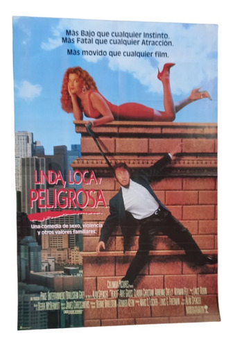 Poster Pelicula Linda, Loca Y Peligrosa 1993