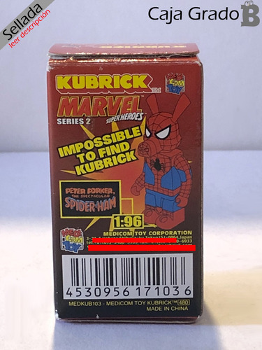 Medicom Kubrick Marvel Series 2 Venom (original) (Usado)
