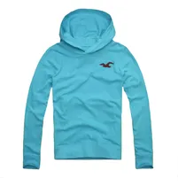 Comprar Sudadera Hollister Talla Xl Azul Celeste 100% Original