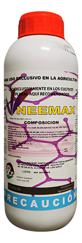 Aceite De Neem Insecticida Eco Alta Eficacia Rinde 100 Lts