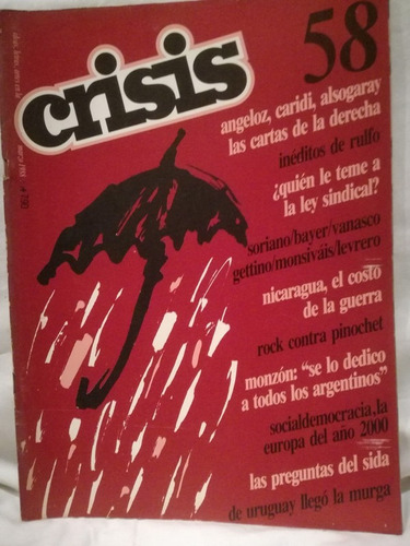 Revista Crisis Nº 58 Marzo 1988 /