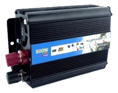 Inversor De Voltaje 12v A 220v Con Usb, 500w