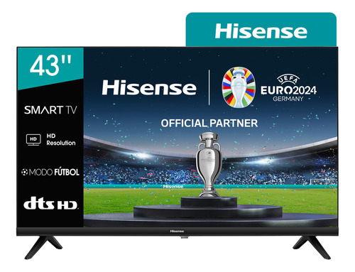 Smart Tv Hisense 43A42H Full HD Led 43" Gris oscuro