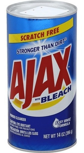 Imagen 2 de 3 de Jabón En Polvo Para Ropa Ajax 396 Gr