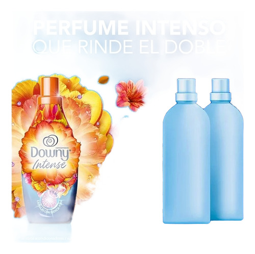 2 Pack Suavizante Downy Intense Exotico Floral 1,4 L C/u