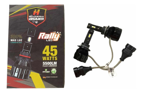 Bombillo Led 9006 Hammer Scuderia Kit 45watts 5500lm 6000k