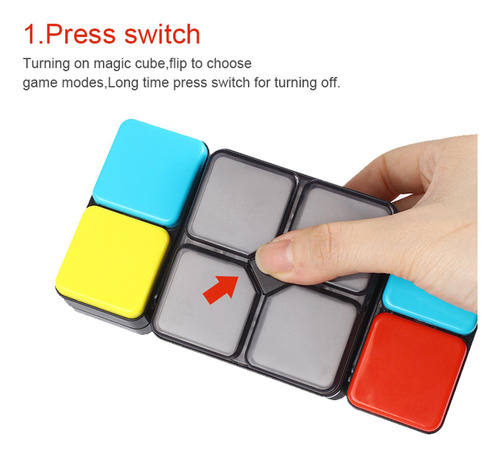 Electronic Cube Memory Game Brain Memory Games Para Niños