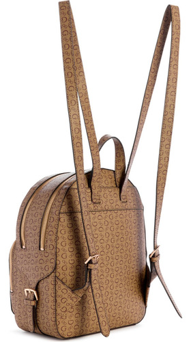 Mochila Guess Factory Sg947930-moc Acabado de los herrajes Níquel Color Marrón Correa de hombro Marrón Diseño de la tela Lisa