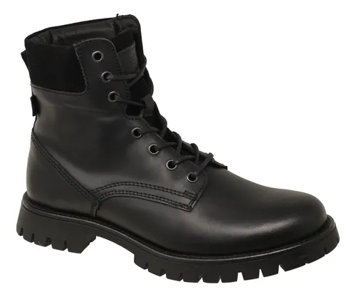 Botas Levis Hombre 2223591 Walker Negras Piel Casual Tactica