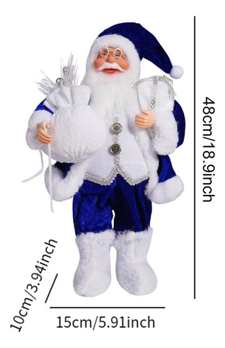 Figura Decorativa De Papá Noel Para Muñeca Navideña, Color A