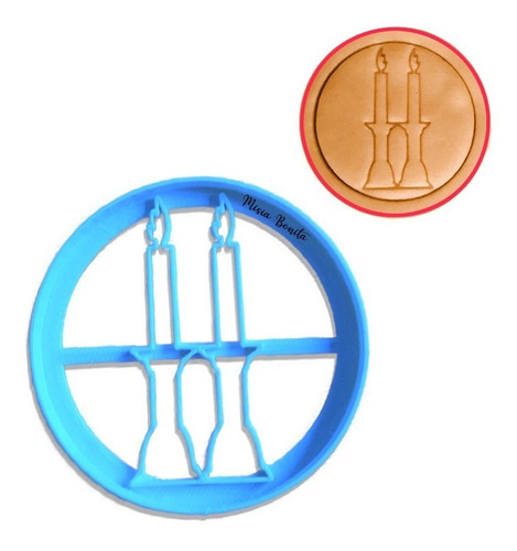 X3 Shabat Moldes Cortantes Galletas Cookies Jala Vino Velas