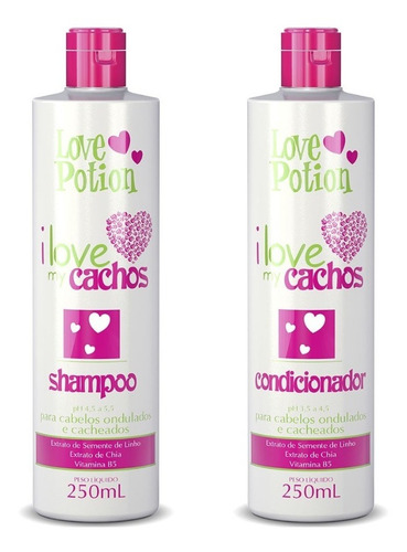 Kit Shampoo E Condicionador I Love My Cachos 250ml