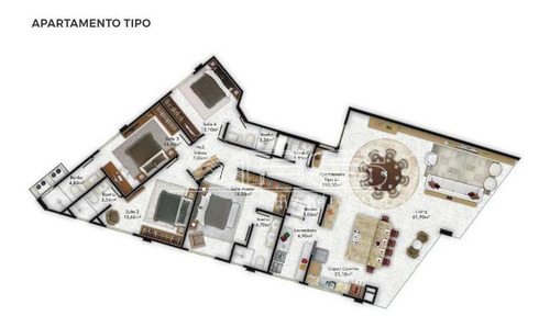 Imagem 8 de 15 de Infinity Residence Club - 4 Suítes - Frente Mar - 4196