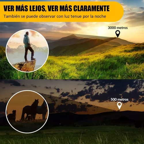 Binocular Profesional 80*80 Visión Nocturna Alta Resolución
