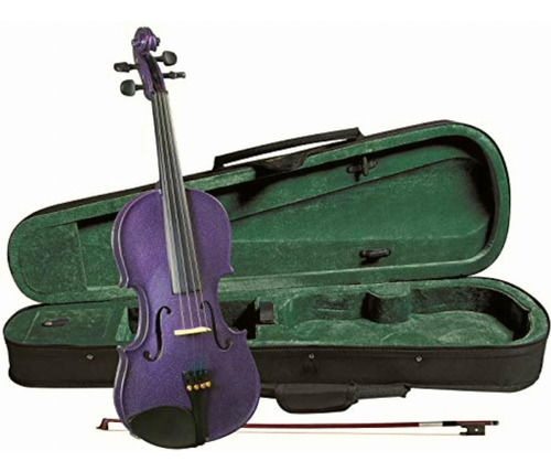 Cremona Premier Violín Para Principiantes, Morado Espumoso,