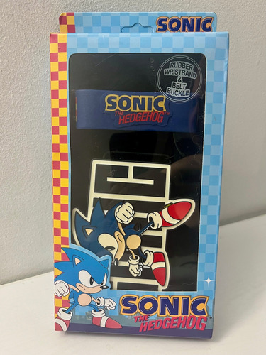 Combo Hebilla Y Pulsera Sonic The Hedgehog Sonic Sega Nuevo