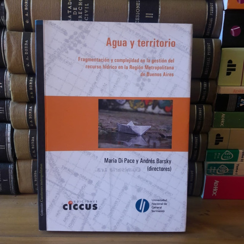 Agua Y Territorio. M. Di Pace - A. Barsky. Edit. U. N. G. S.