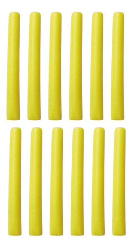 12 Protectoras De Espuma Para Barra De Trampolín Amarillo