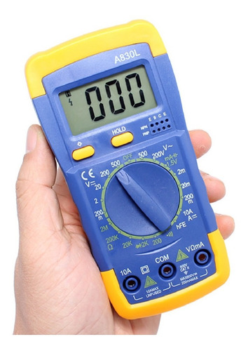Imagen 6 de 9 de Tester Analogico Multimetro Digital Luz Led