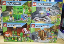 Comprar Minecraft Juguete Armable 4 Cajas + 325 Piezas