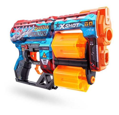 Imagen 1 de 8 de Pistola Lanza Dardos X-shot Skins Dread Diseños Graffiti Ed