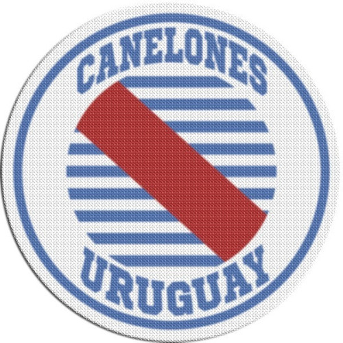 Parche Circular Escudo Uruguay Canelones