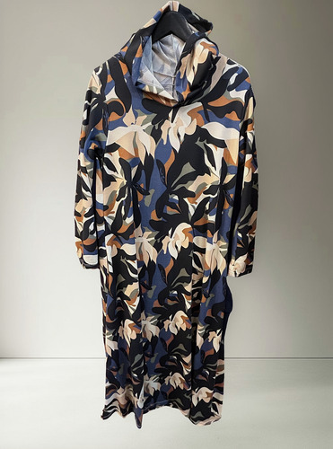 Vestido Animal Print Largo
