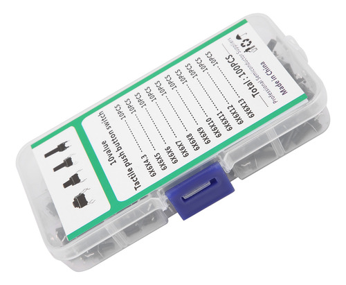 Micro Pulsador Táctil De 100 Piezas Para Tv, Computadora Y E