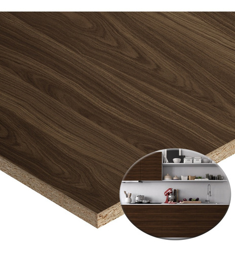 Placa Madera Aglomerado 18 Mm 275 X 183 Mm Teka Oslo Faplac