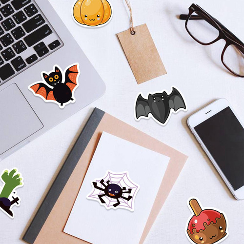 Pegatinas Impermeables De Halloween Para Tazas Pegatinas De