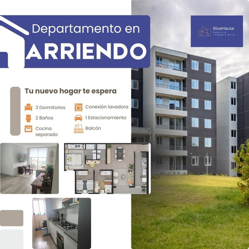 Arriendo Departamento 3d2b1e Torreones