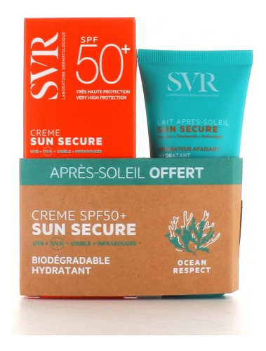 Svr Sun Secure Set: Protector Solar En Crema Spf50+