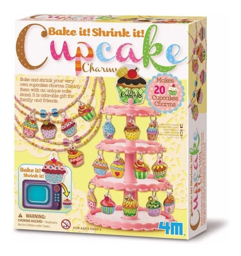 4m Kit Manualidades Bake Your Own Cupcake Aros Anillo Cm613