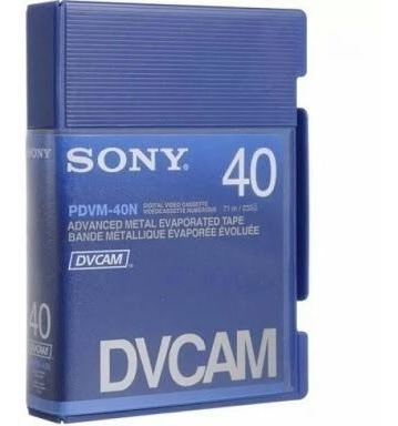 Fita Dv-cam Sony 40  Dvcam Pdvm-40n Nova Com Nfe E Garantia