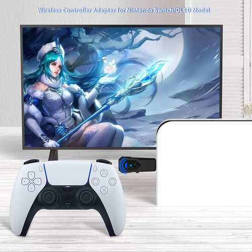 Convertidor De Mando Portátil Ps5, Ps4, Ps3, Para Switch, Ol
