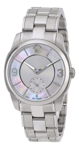 Reloj De Acero Inoxidable Movado 0606618 Movado Lx Para Muje