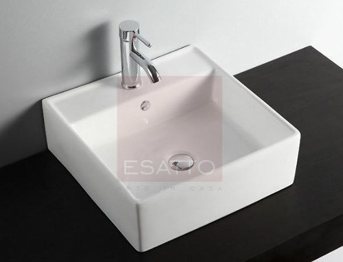 Lavabo de baño de sobreponer Esatto Econokit Arial 