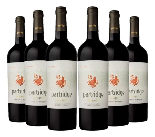 comprar Vino Las Perdices Partridge Malbec Caja X6 Unidades
