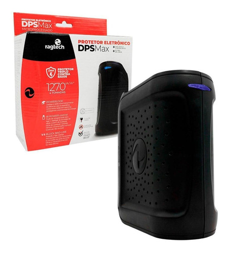 Protetor Eletrônico Ragtech Dps Max, Bivolt, 4 Tomadas
