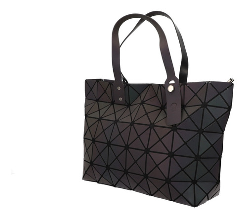 Imagen 2 de 4 de Bolsa De Dama Geometrica Tornasol Moderna Ligera /e /v