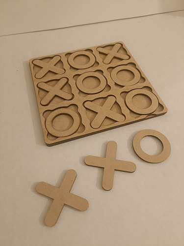 Juego De Gato Natural Juego De Mesa Mdf 3mm