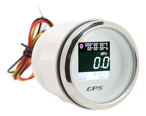 Velocímetro Mph 52mm Gps Odómetro Dc 932v Kilometraje Ip67