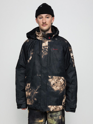 Parka Snow Iconic Stone Ins Jacketmulticolor Hombre Volcom