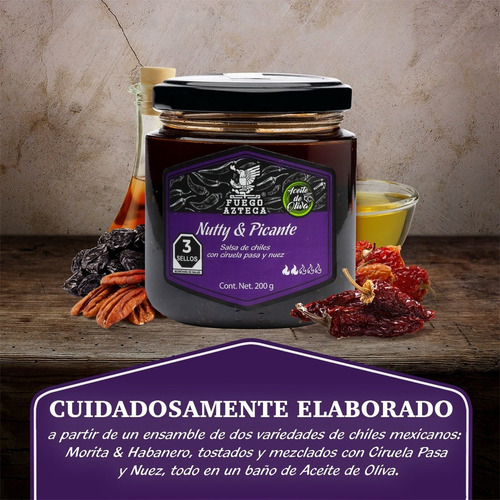 Fuego Azteca - Nutty & Picante 4-pack Salsa Gourmet