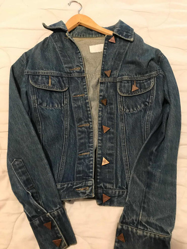 Campera Jeans Allo Martinez Impecable Talle S Solo Dos Usos 