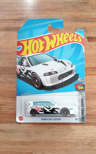 Hot Wheels Honda Civic Custom- Blanco- - 03_recs