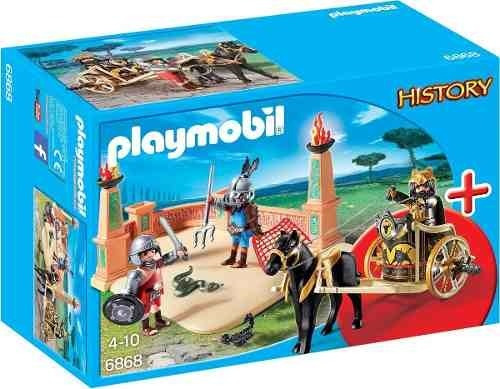 Brinquedo Playmobil Gladiadores Presente Menino Lançamento