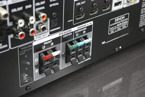 Imagen 8 de 10 de Denon Avr-e200 D 5.1 Canales 3d Pass Through Teatro En Casa