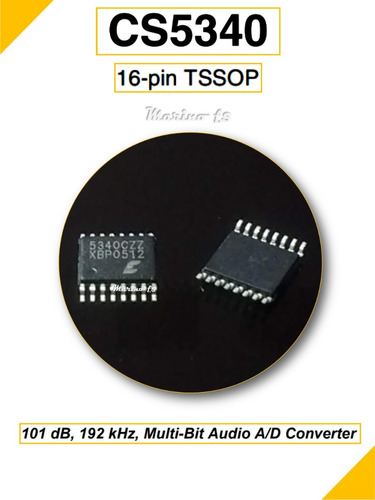 Cs5340ccz Cs5340 5340  Audio A/d Converter